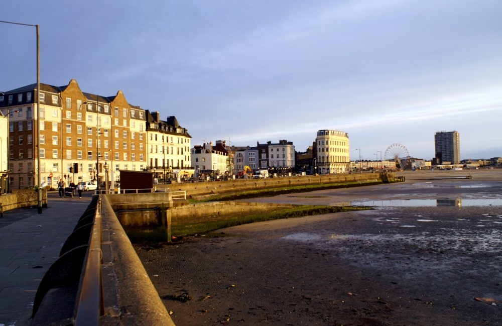 Photograph of Margate in the evening light. Kent. April 2006