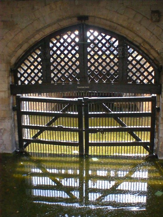 Tower of London. Traitors Gate.