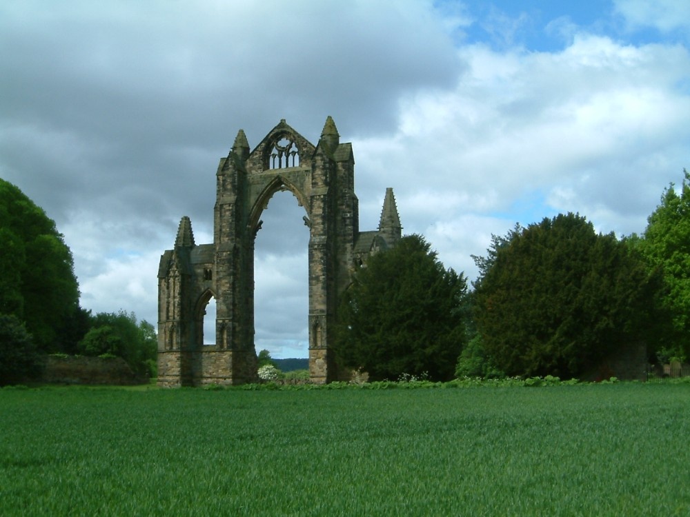 Photograph of Guisborough Priory. Yorkshire