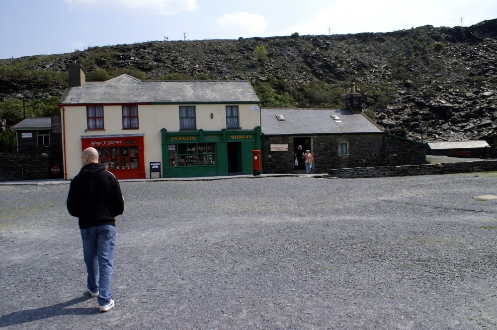 The old miners village at Llechwedd, Gwynedd, North Wales. May 2006 photo by Peter Evans