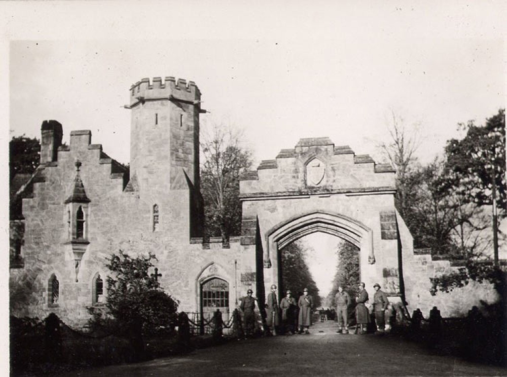 Photograph of Cholmondeley Castle. A soldiers view in 1940. Tim Croft.