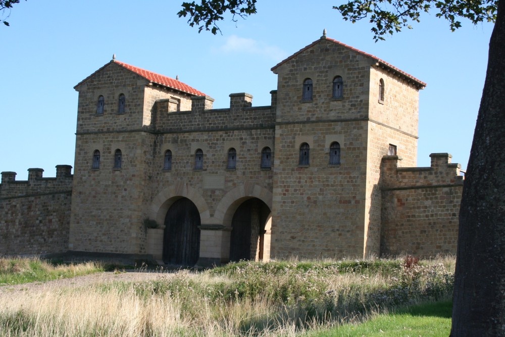 Arbeia Roman Fort at the Lawe Top in South Shields photo by Harry Dunn