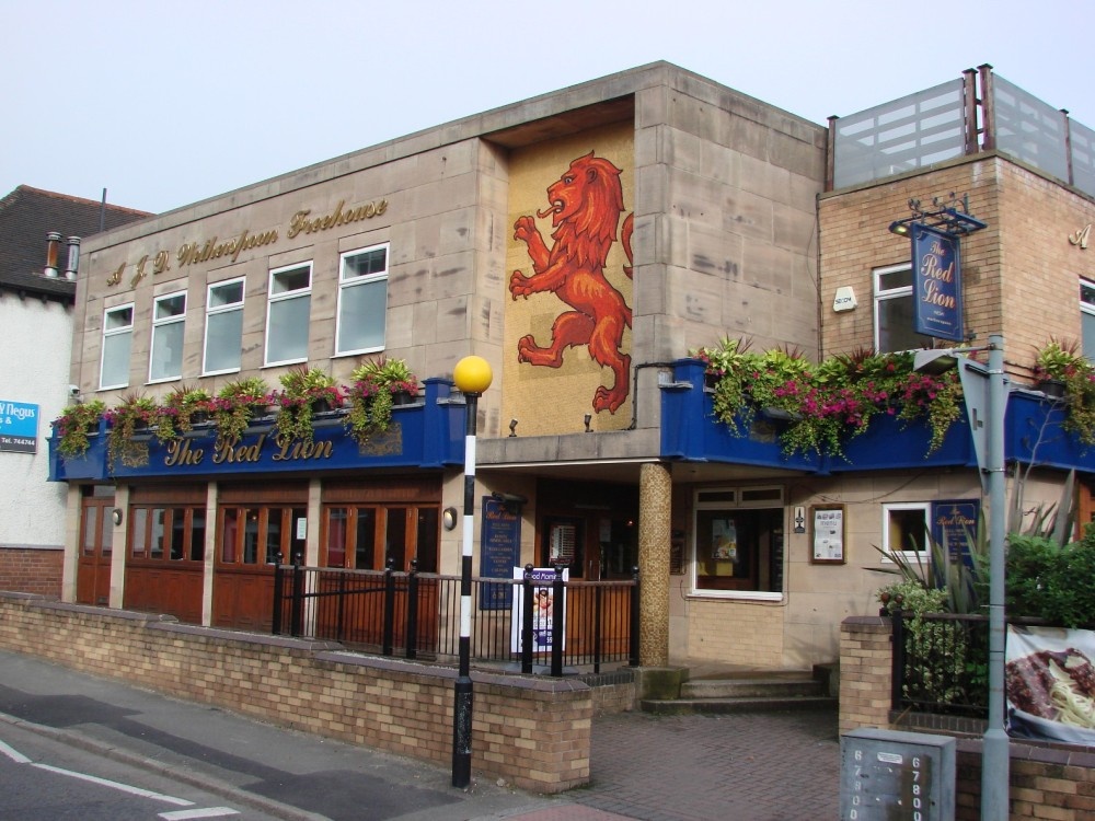 Photograph of The Red Lion, Market Place, Ripley, Derbyshire.