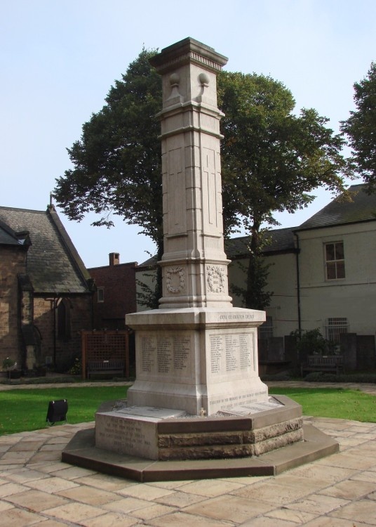 The War Memorial at Ripley, Derbyshire.