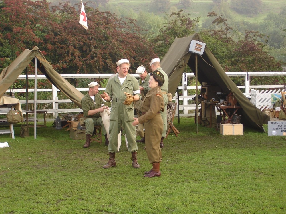 A WW2 Event at Embsay and Bolton Abbey Railway, North Yorkshire.