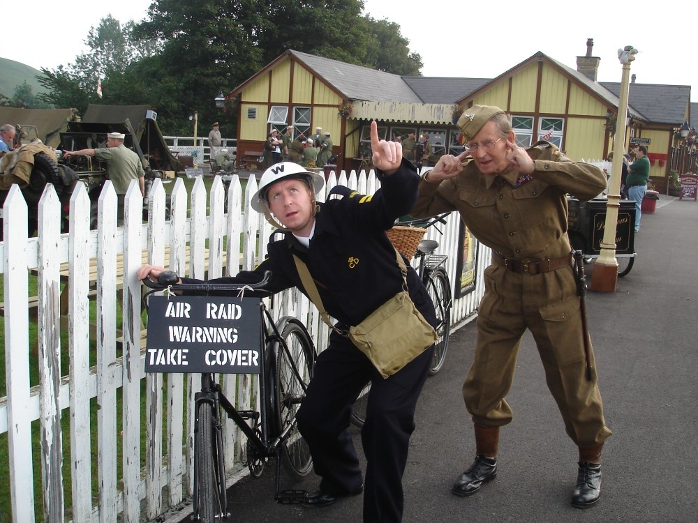 A WW2 Event at Embsay and Bolton Abbey Railway, North Yorkshire.