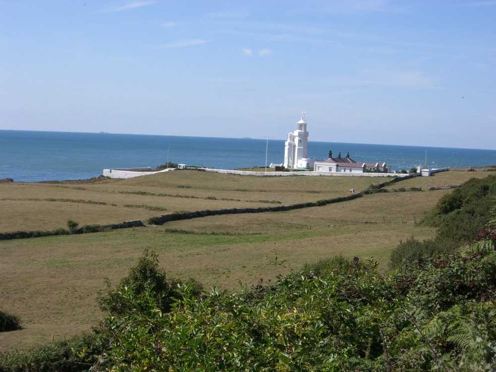 Isle of Wight: St. Catherine's Lighthouse in early September 2006