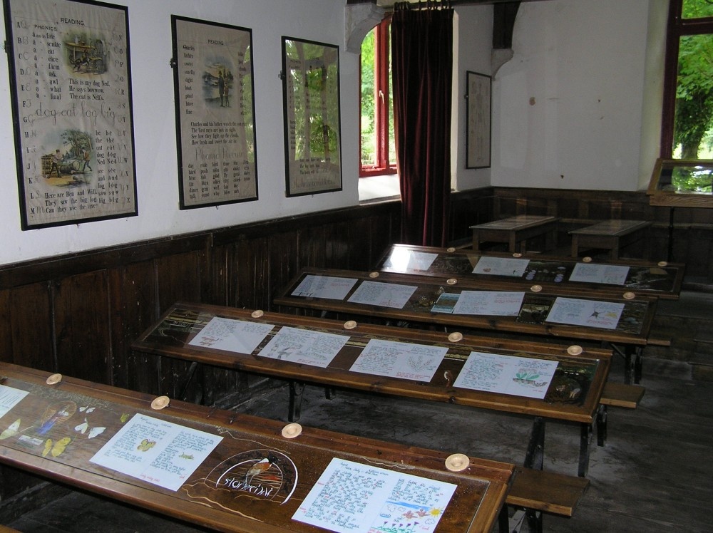 School room in Tyneham, Dorset