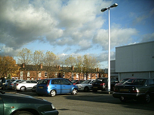 tradex car park in Beeston, Nottinghamshire