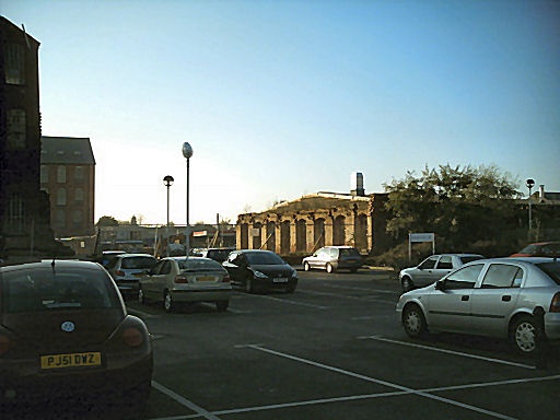 view from sainsburys top car park, Beeston, Notts