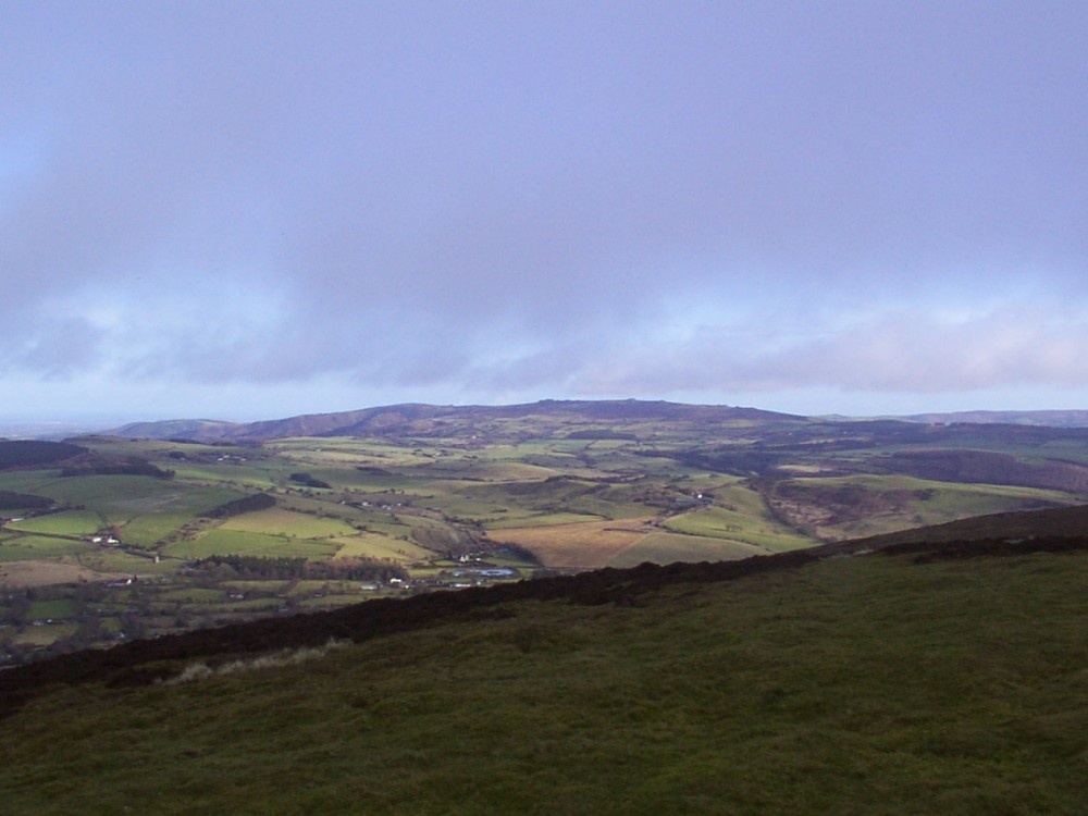 A view of the Stiperstones, Shropshire, from Corndon Hill