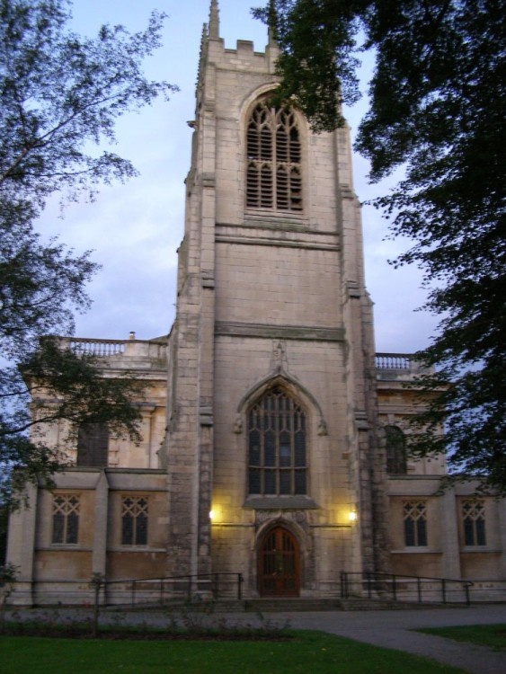 Parish church in Gainsborough, Lincolnshire