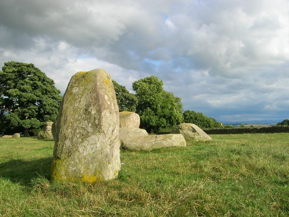 Long Meg & her Daughters (Maughanby Circle)- near Penrith, Cumbria photo by Erika