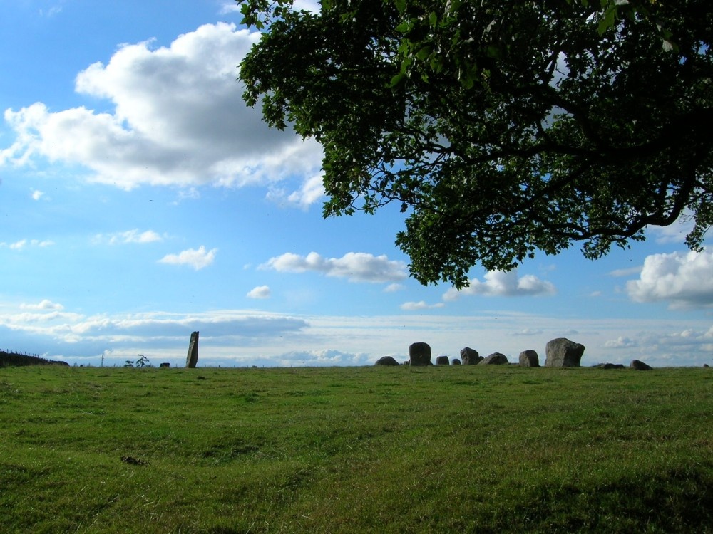 Long Meg & her Daughters (Maughanby Circle)- near Penrith, Cumbria photo by Erika