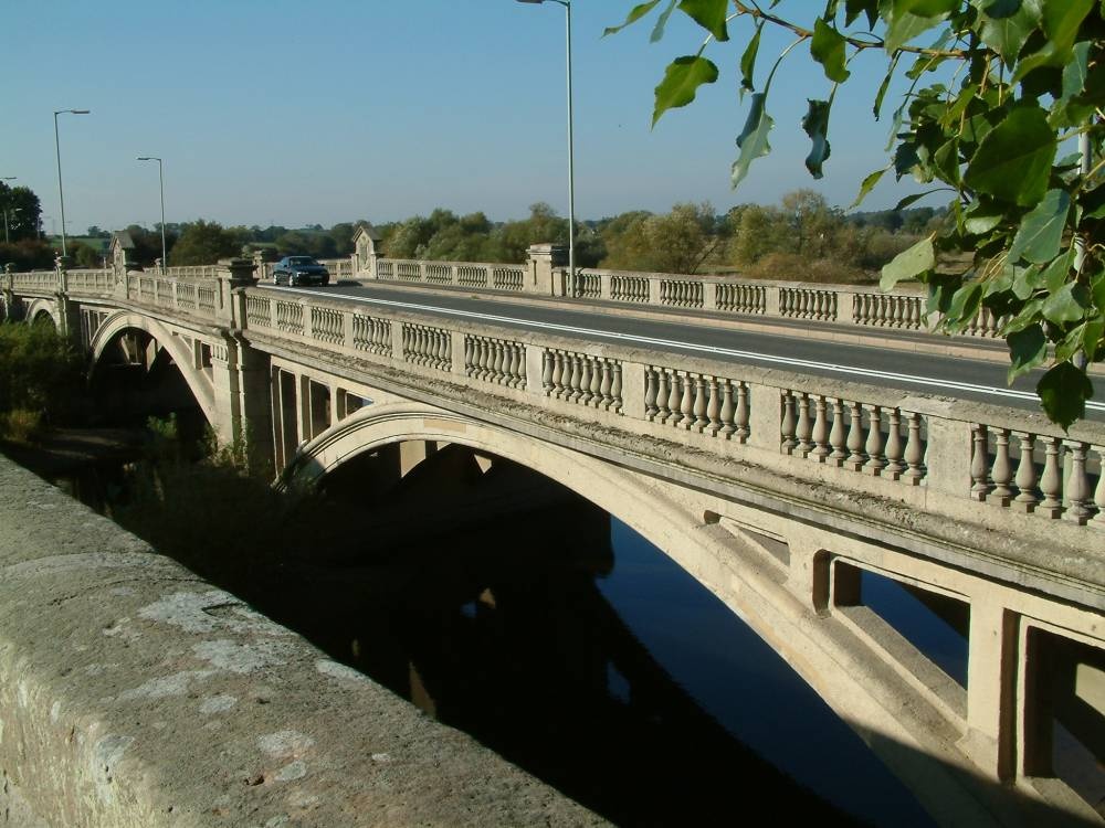 New bridge over the Severn at Atcham, Shropshire