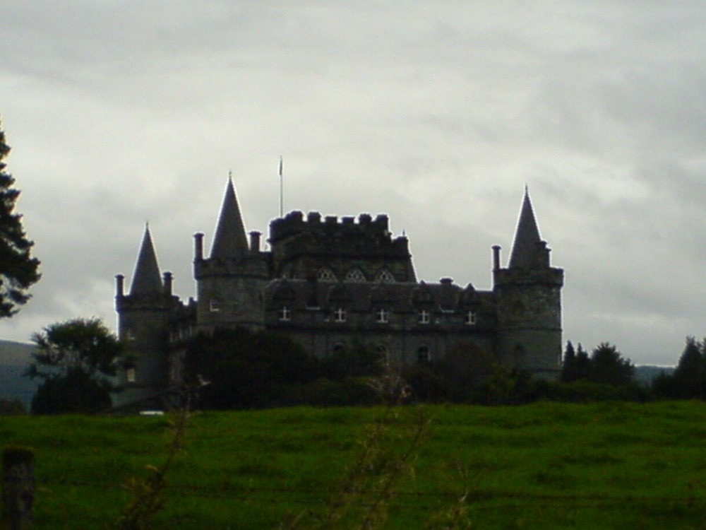Inveraray castle in Inveraray, Argyll
