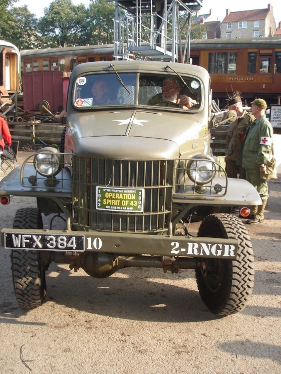 A WW2 Event at Pickering, North Yorkshire Moors Railway.