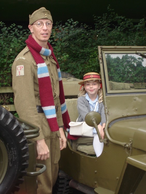 A WW2 Event at Pickering, North Yorkshire Moors Railway.