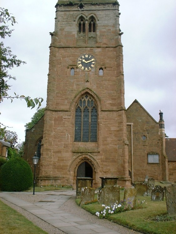 St. Peters Parish Church in Dunchurch Village, Warwickshire