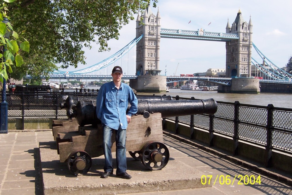Vitalie at Tower Bridge, London