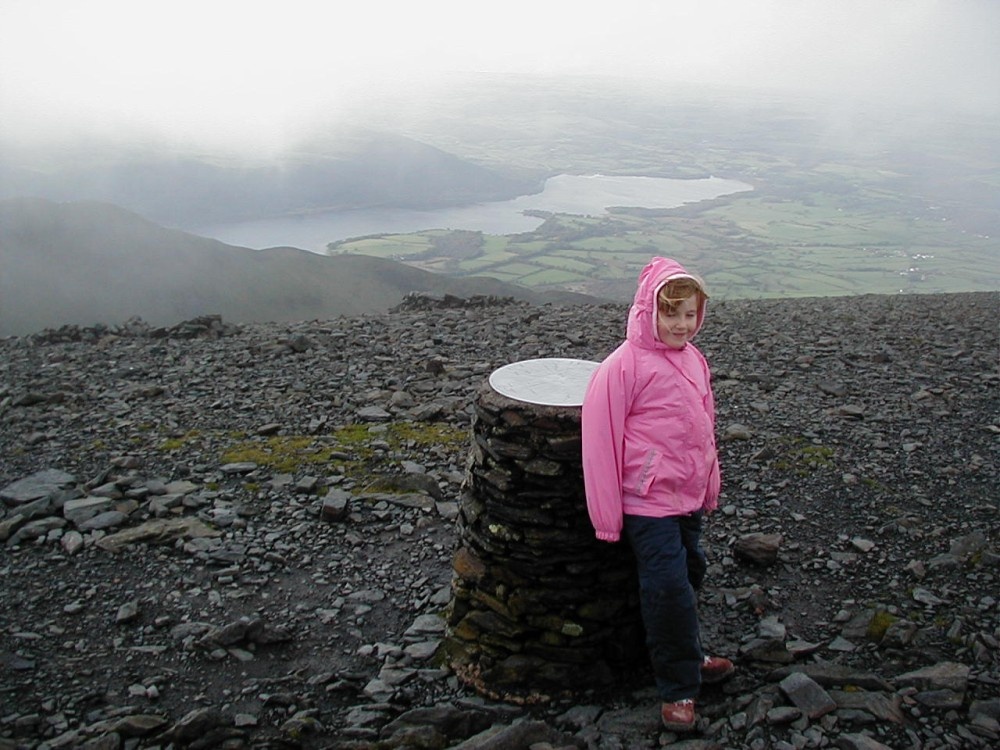 Monkey on Skiddaw Summit!!!!! Lake district.