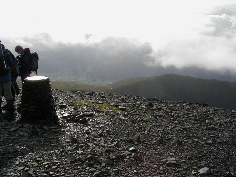 Summit of Skiddaw, Lake district