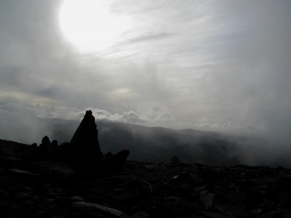 Summit of Skiddaw, Lake district.