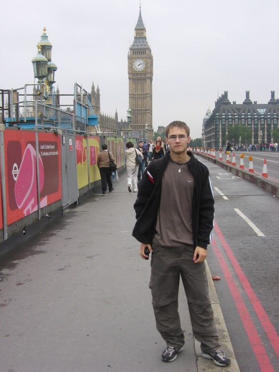 London, Big Ben, traveller Jirka Volcik