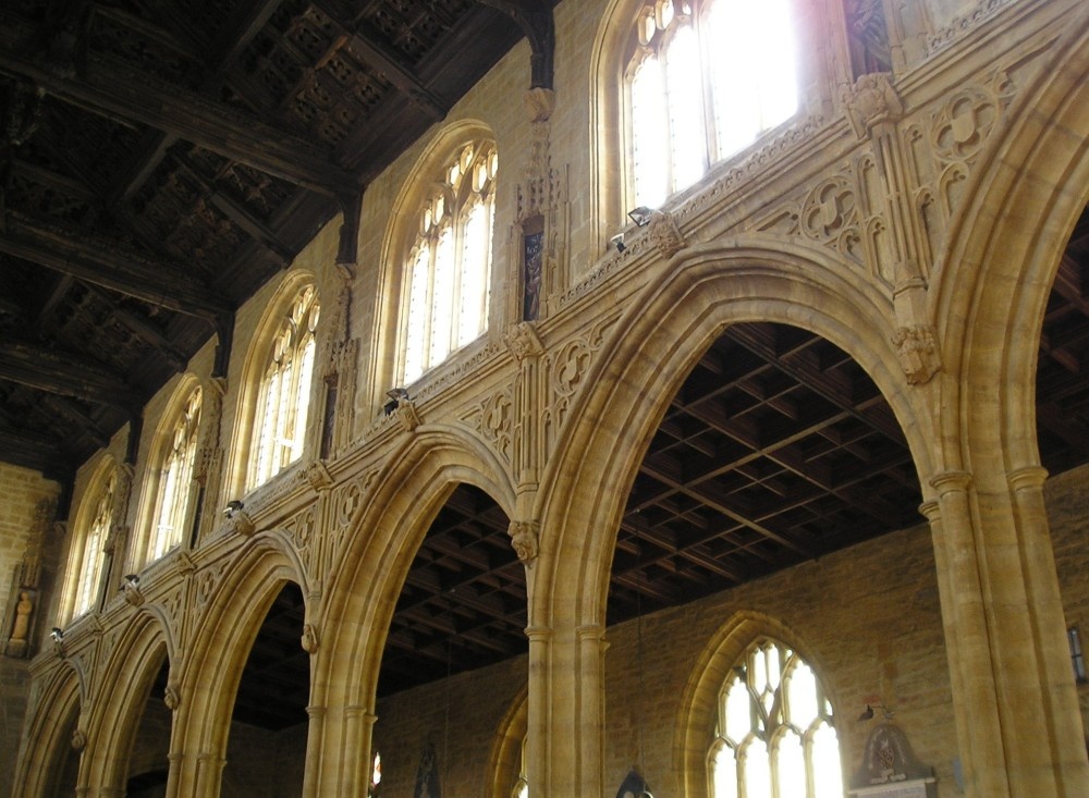 Martock church interior