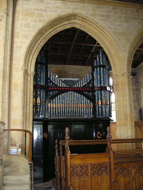 Martock church interior