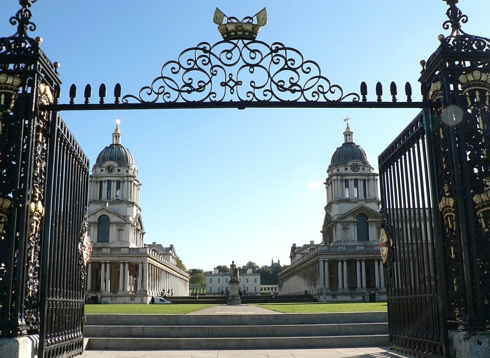Royal Naval College from The Water Gate, Greenwich