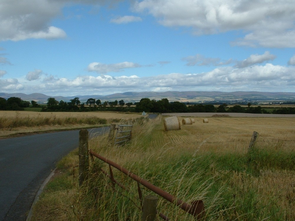 Leaving Montrose, via Hillside, into the countryside