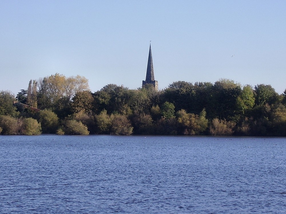 Attenborough Nature Reserve, Attenborough, Nottinghamshire.
(St Marys church in the background)