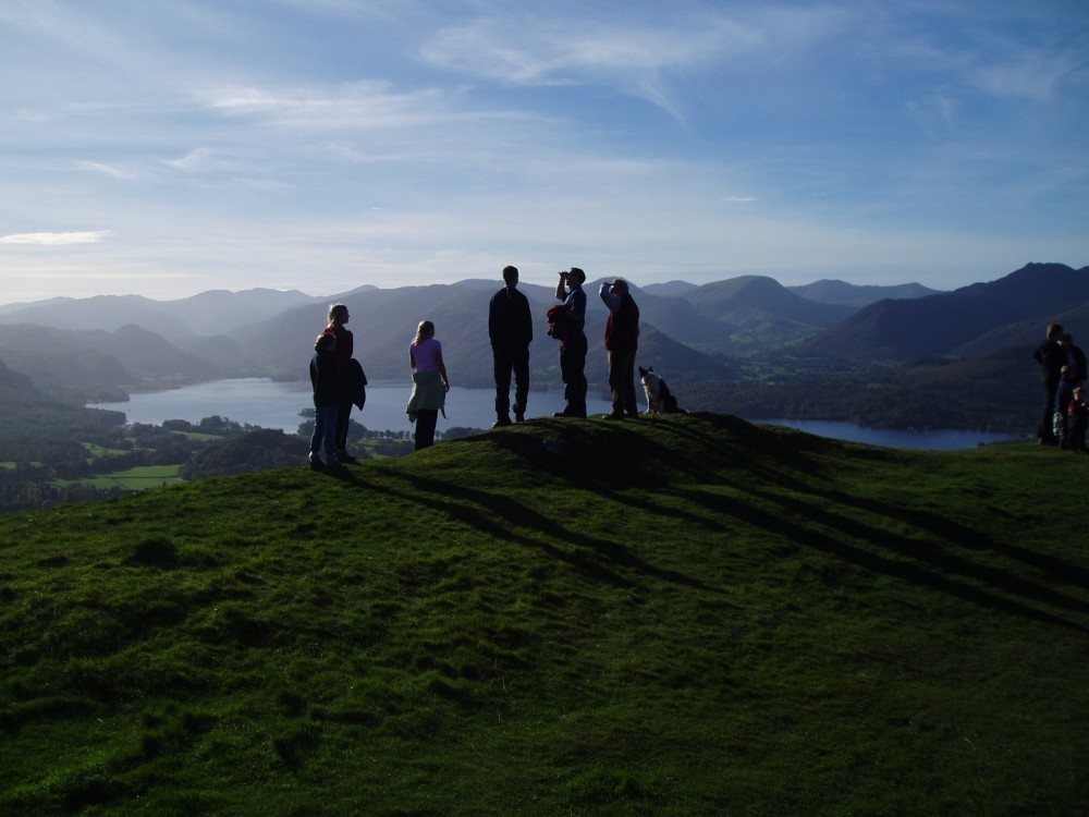 Looking out over Derwent waters and Keswick from Latrigg 29th oct 2006