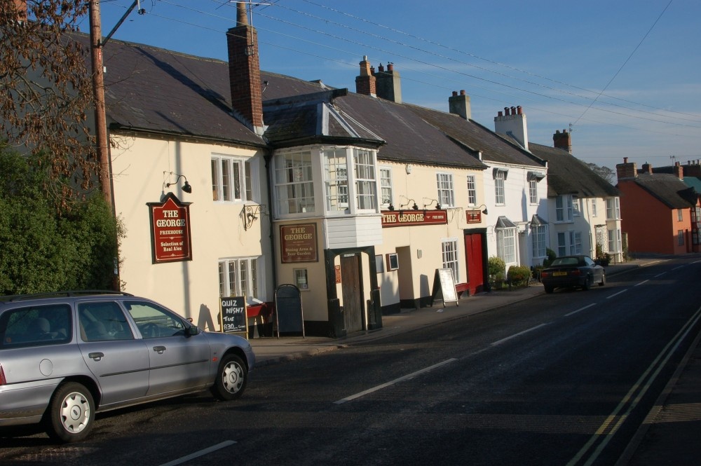 The George pub in Charmouth, Dorset