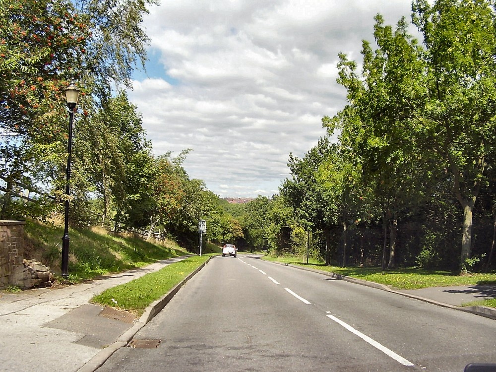 church lane, Cossall, Nottinghamshire.