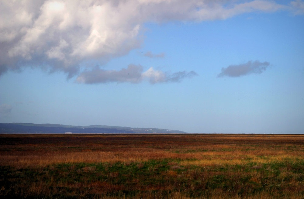 View from Parkgate Quay towards North Wales across the River Dee.