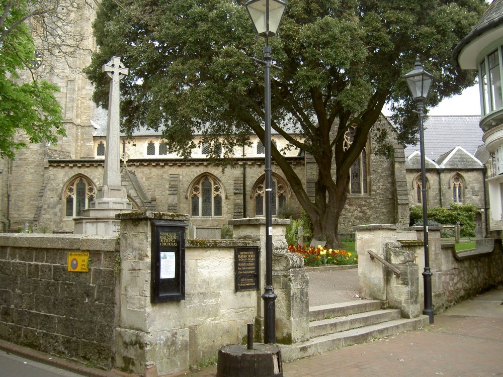 Sidmouth church, Sidmouth, Devon.