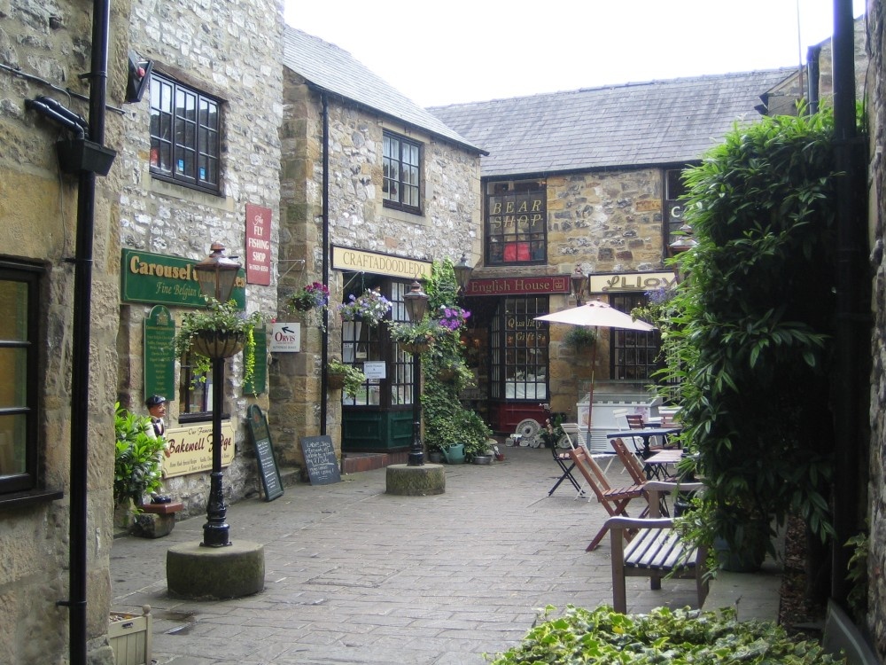 Shops in Bakewell, Derbyshire.