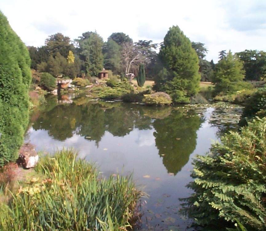 Lake at Sandringham House, The Queens home in Norfolk