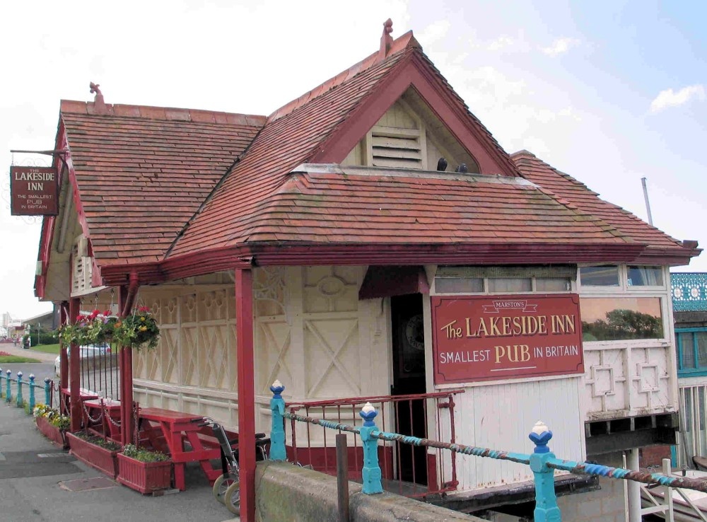 Smallest Pub in Britain, on the Promenade at Southport