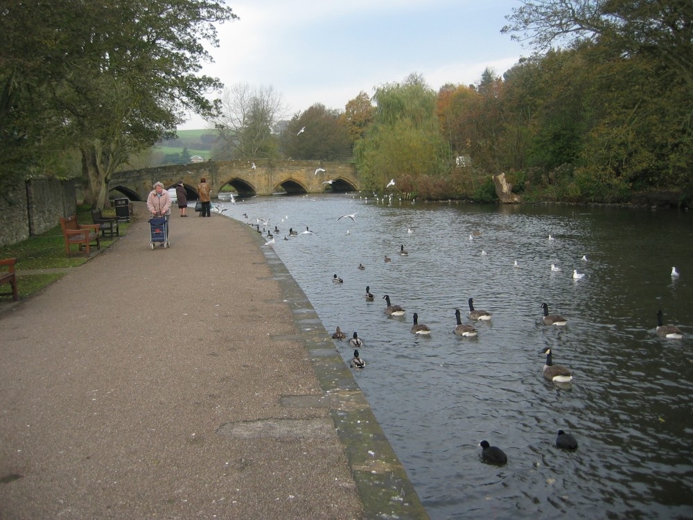River Wye in Bakewell, Derbyshire