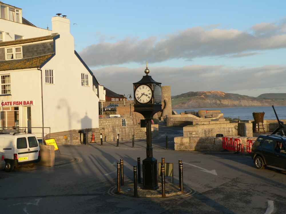 Lyme Regis town Clock, Lyme Regis, Dorset.