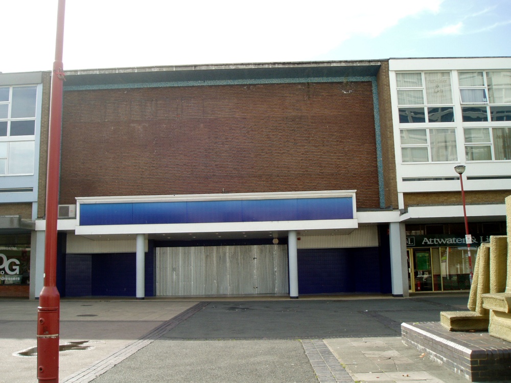 Harlow Town centre, Harlow, Essex.  The Odeon cinema closed 2006.