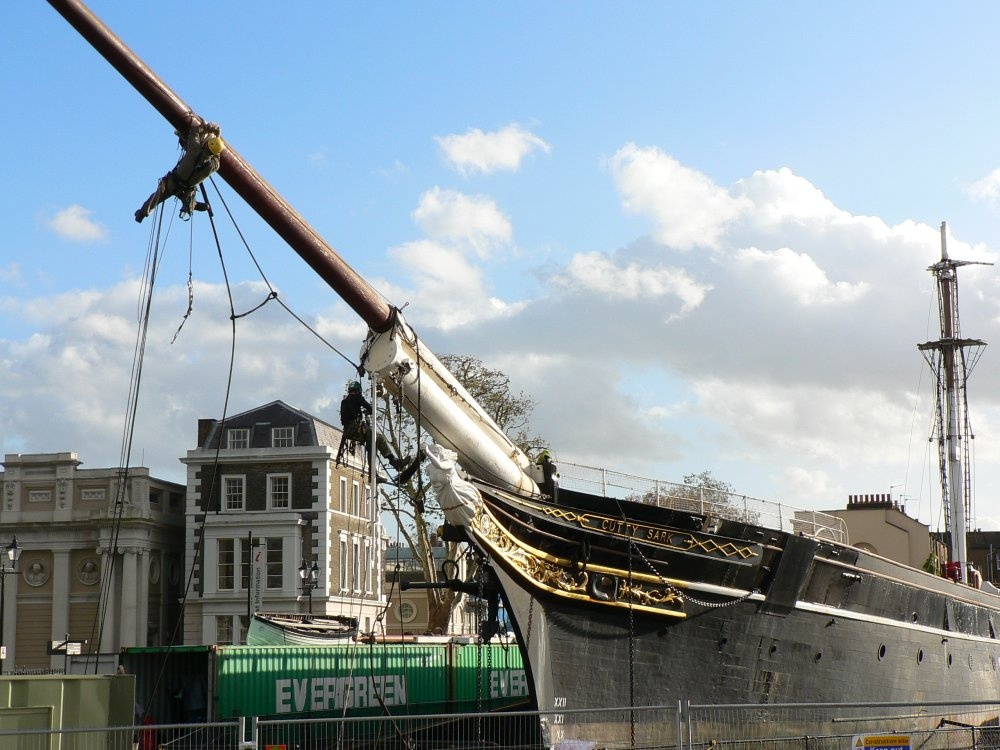 Cutty Sark is closed for restoration. Will reopen spring 2010.