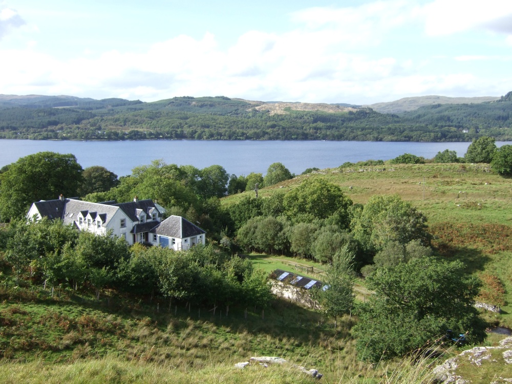 Loch Awe (Argylle and Bute, Scotland) taken from Ardchonnel Farm looking towards Dalavich