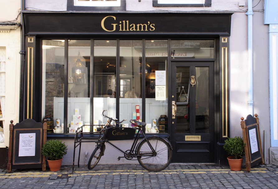 Gillam's tea room, Market Street, Ulverston, Cumbria.