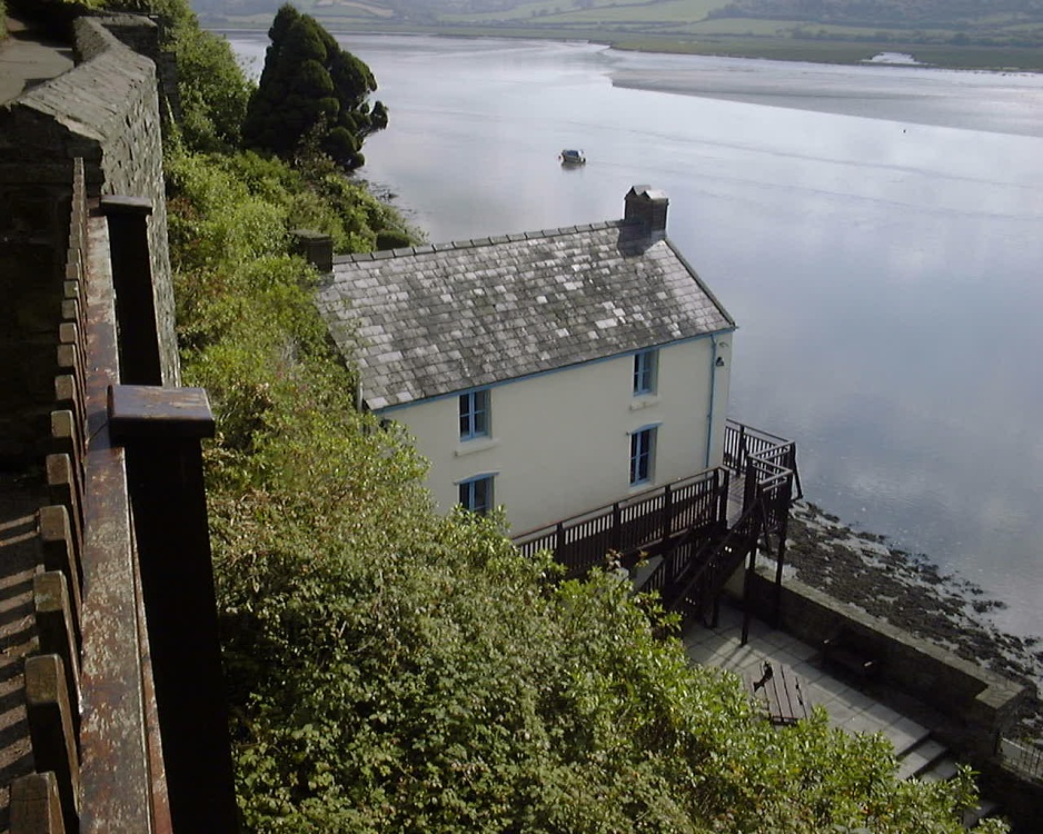 Photograph of Dylan Thomas's House, Laugharne, Carmarthenshire, Wales