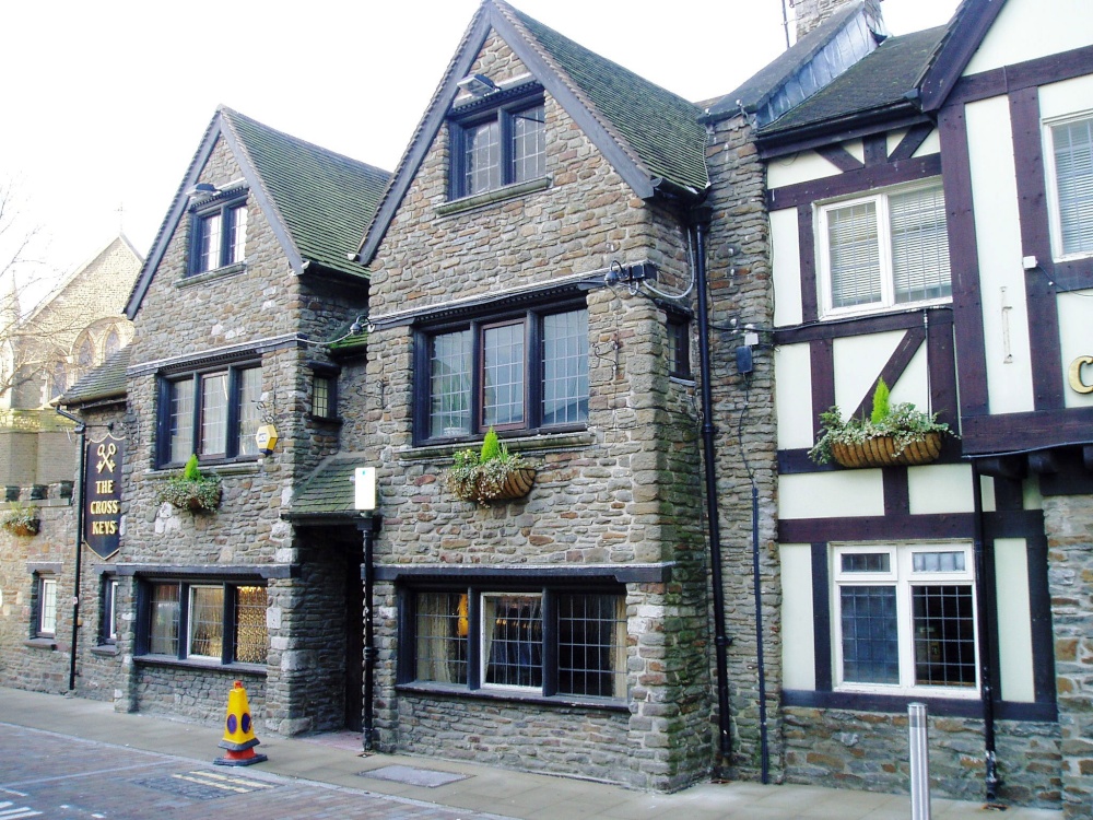 Ye Olde Cross Keys, Historic pub 1326..