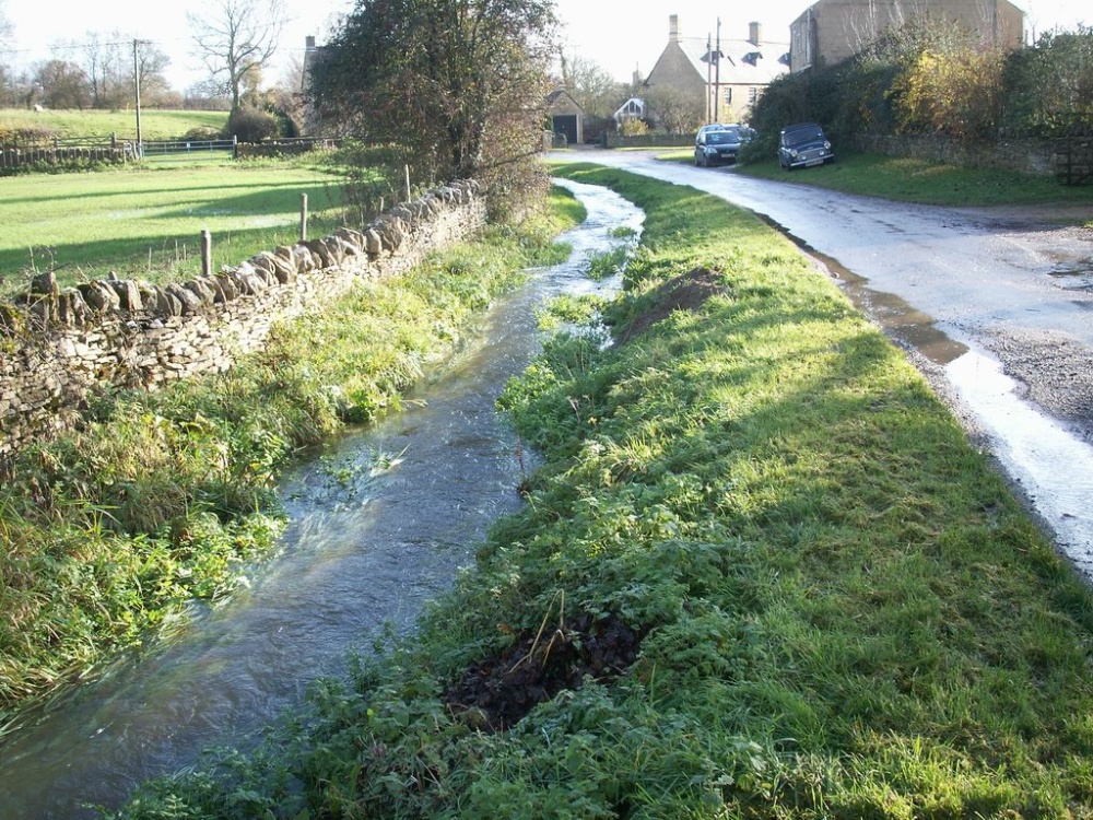 Photograph of The Brook at Brook End in Chadlington, Oxfordshire.
